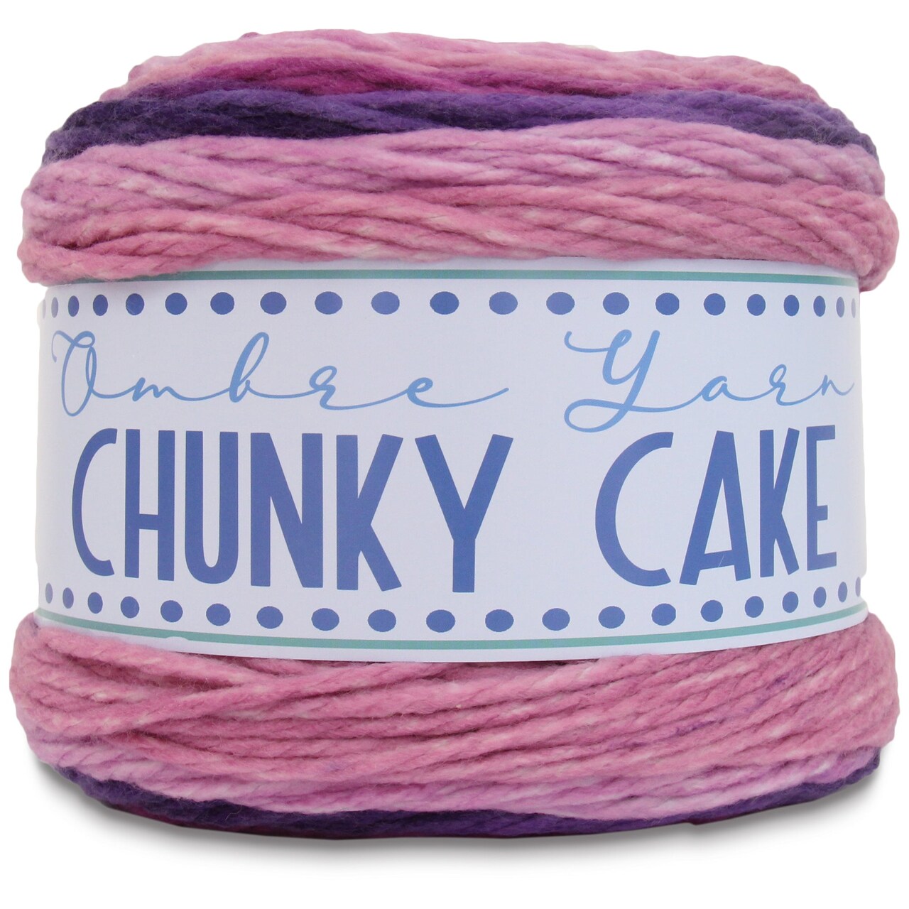 ThreadArt Super Bulky Chunky Yarn Cake #6, Big 300g / 316 Yards, 30 Ombre & Solid Color Options, Soft Knitting & Crochet Yarn